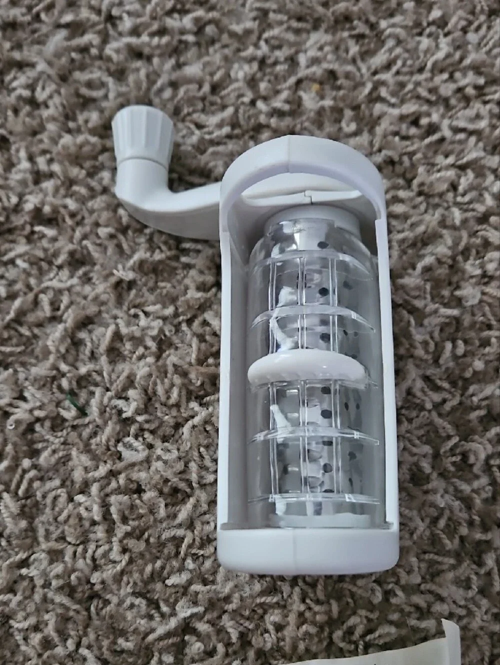White Handheld Cheese Grater